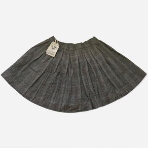 Urban Renewal Charcoal Plaid A-Line Skirt